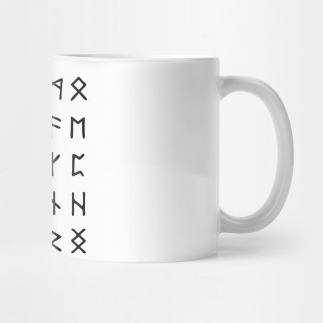 Viking Runes Symbols by RageRabbit